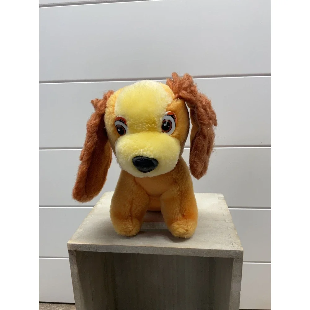 Vintage Walt Disney Productions Lady and the Tramp Lady Plush Dog 7 Inch